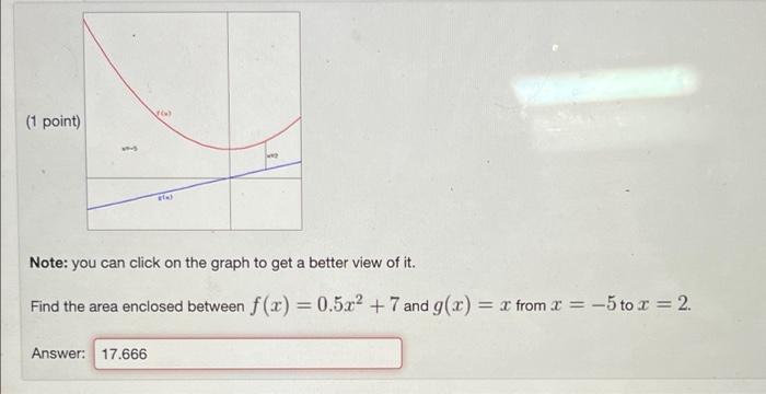 SOLVED: Find The Area Enclosed Between And G(=from=-8 To, 41% OFF