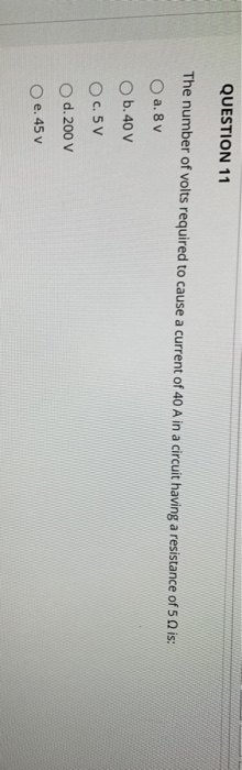 Solved QUESTION 9 Consider the circuit shown below. | Chegg.com