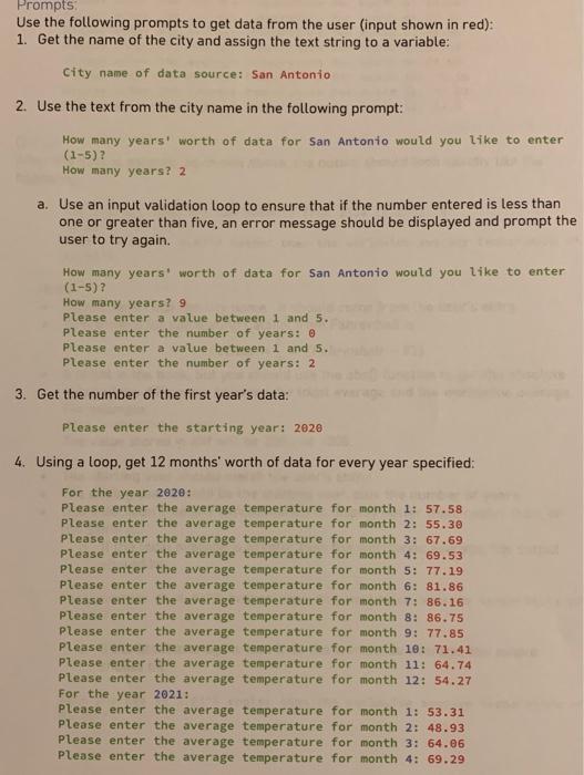 Solved Instructions Write a program that allows users to | Chegg.com