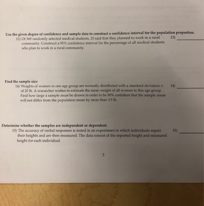Solved Use the given degree of confidence and sample data to | Chegg.com