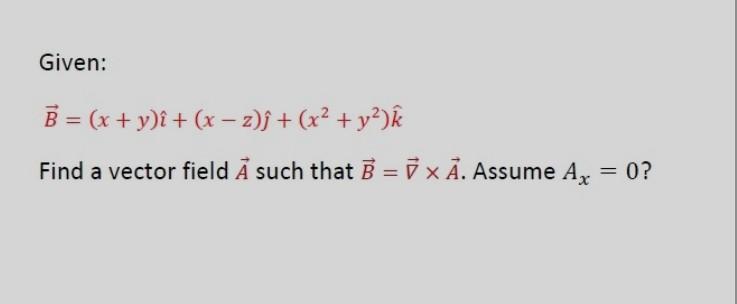 Solved Given B X Y I X Z G X2 Y K Find A Chegg Com