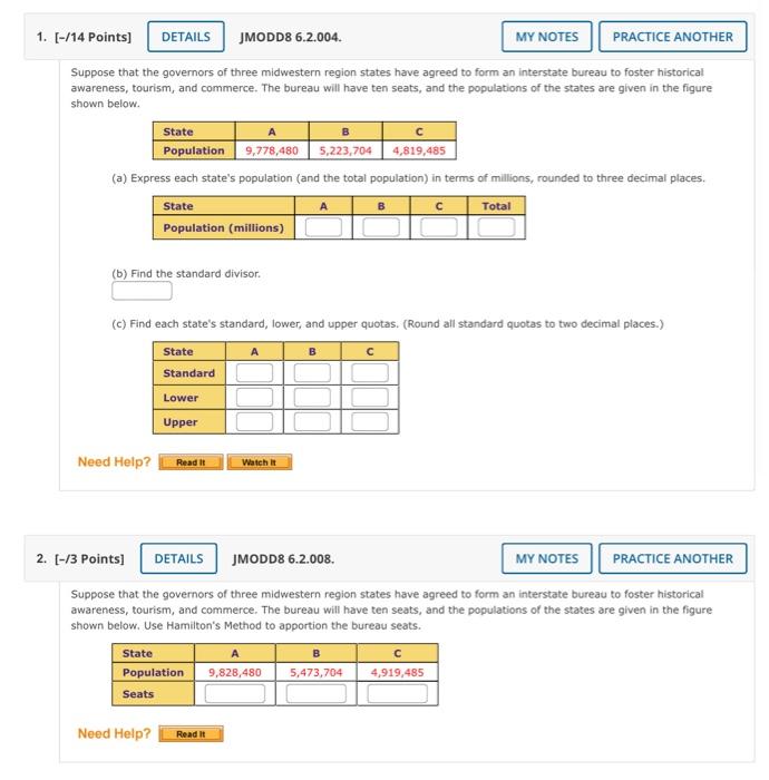Solved 114 Points] JMODD8 6.2.004. Suppose that the | Chegg.com