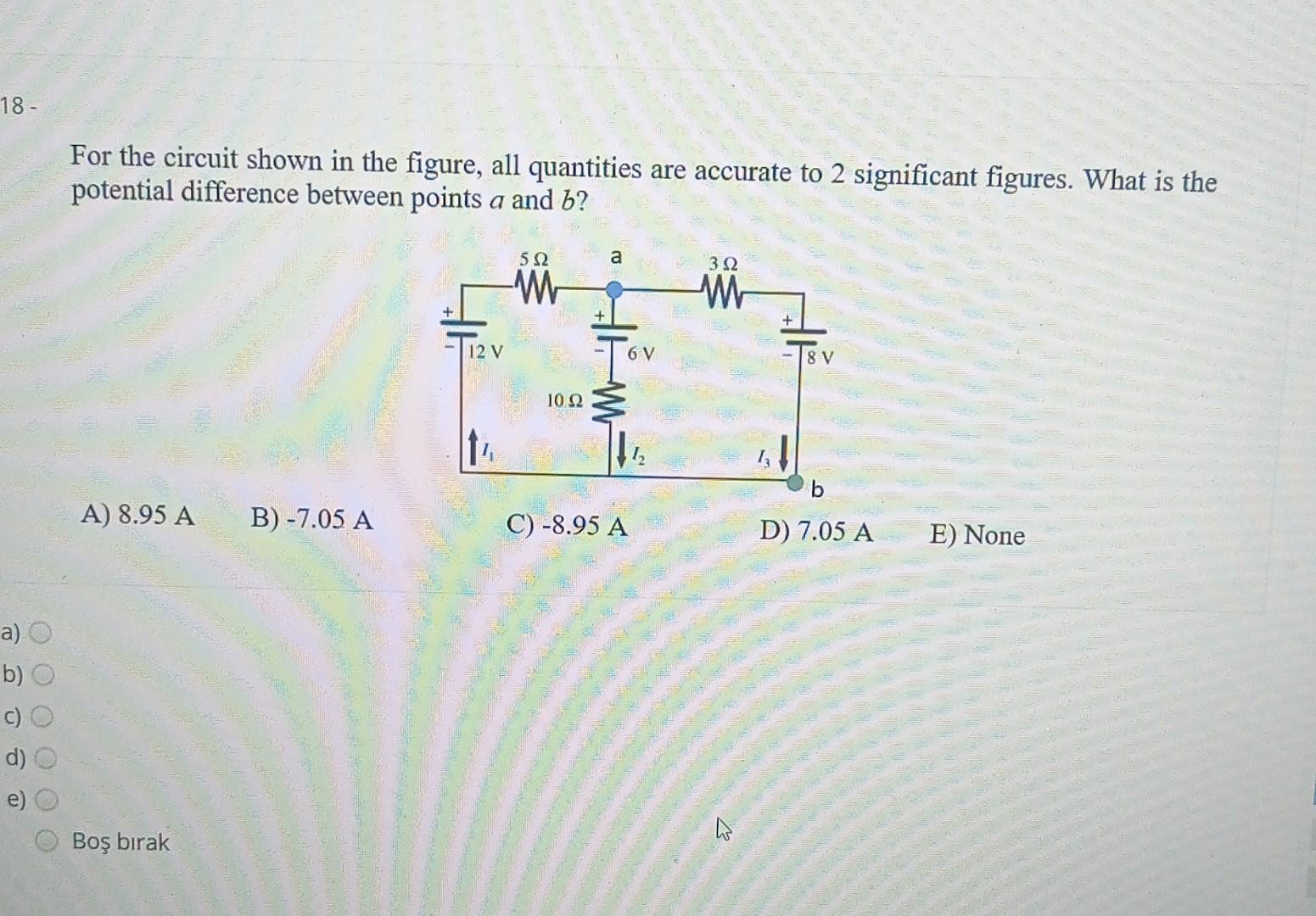 Solved For the circuit shown in the figure, all quantities | Chegg.com