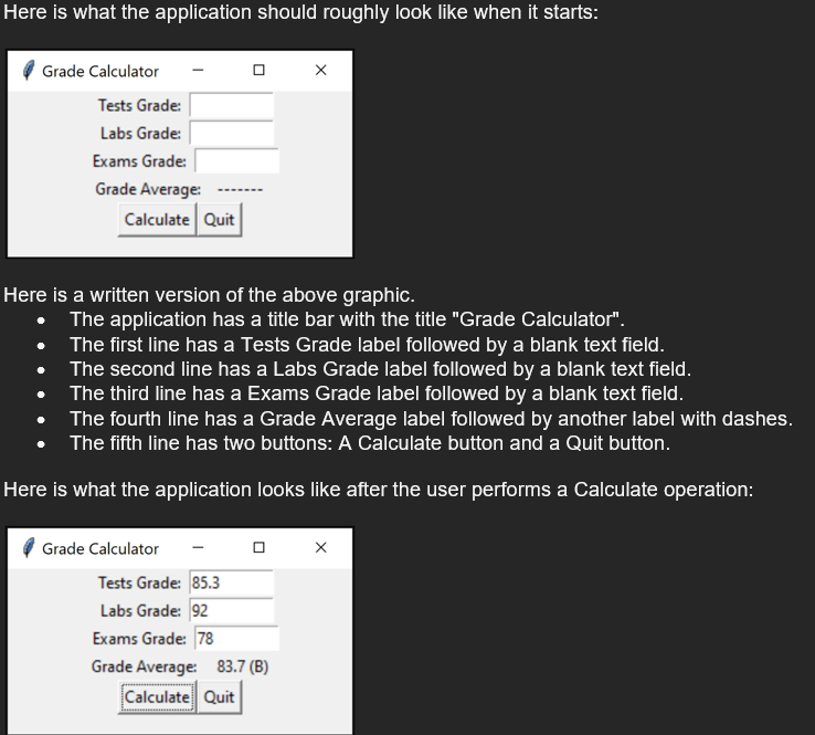 Solved In this problem, you will build a grade calculator | Chegg.com