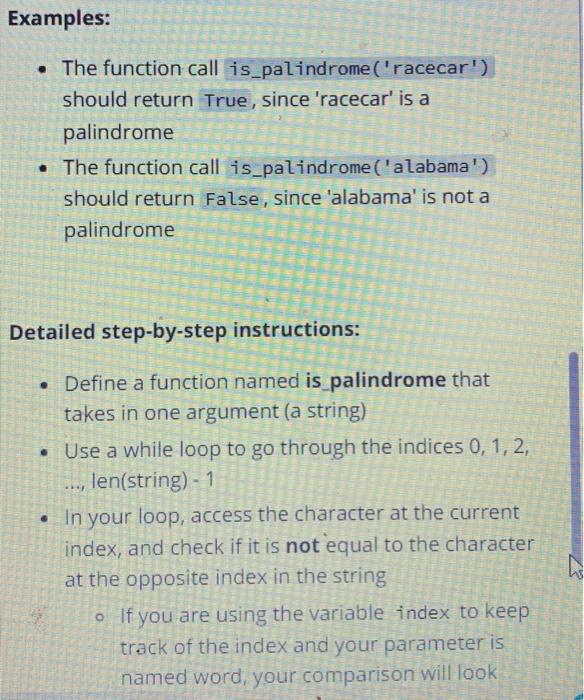 Solved Write a function that returns whether or not a given | Chegg.com