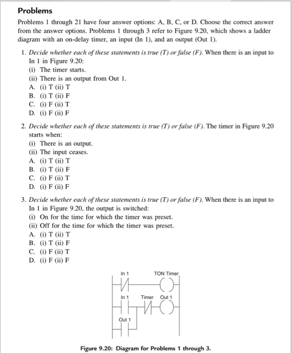 Solved For problems (a) through (d), give an answer between