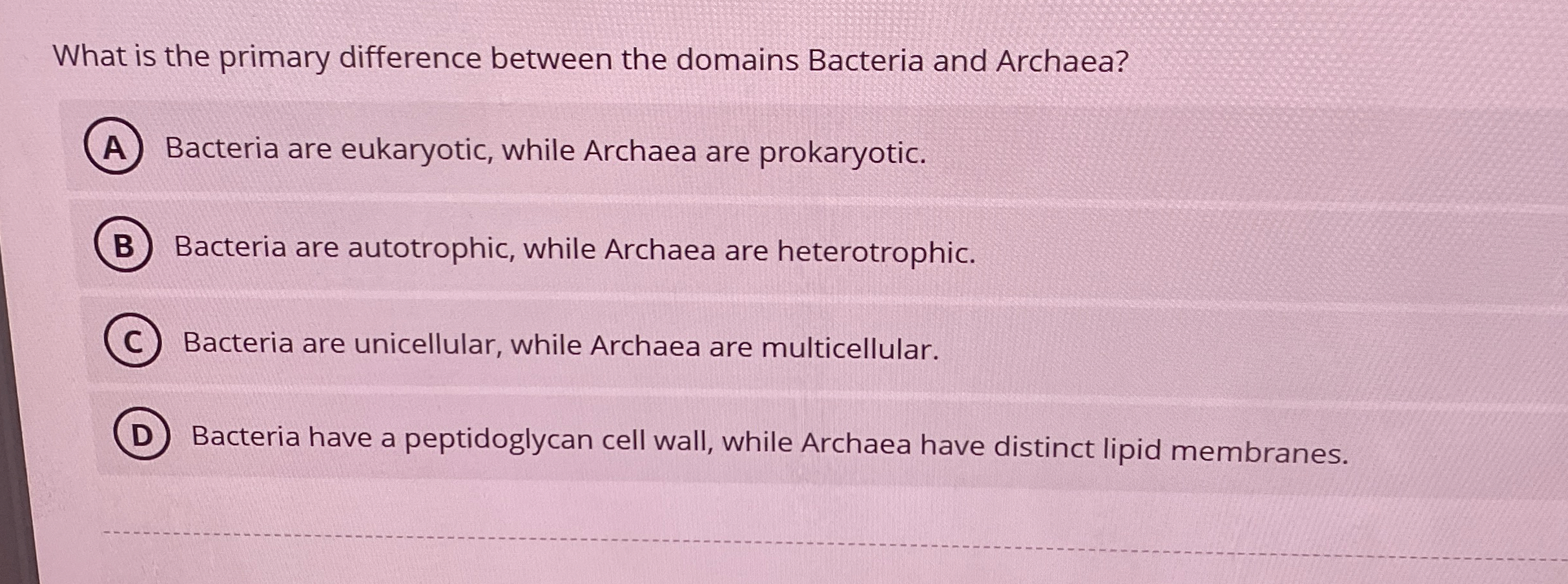 Solved What is the primary difference between the domains | Chegg.com