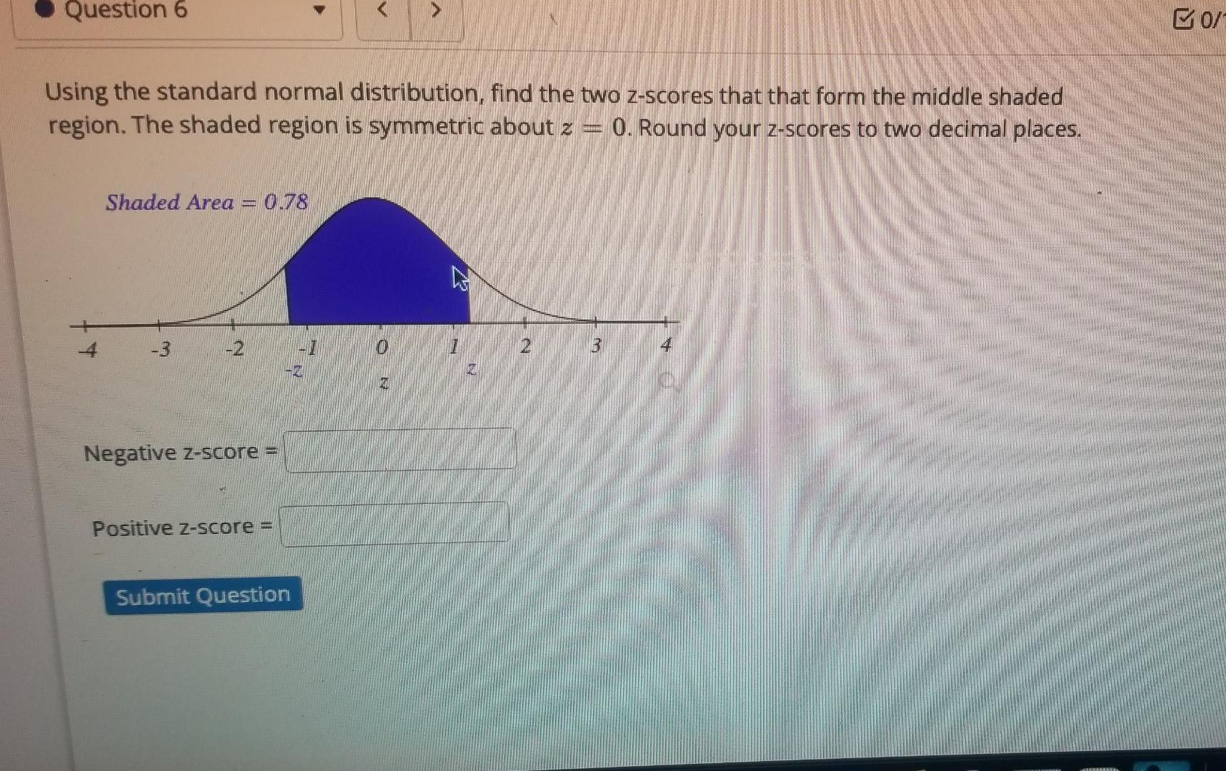 solved-question-6-0-using-the-standard-normal-distribution-chegg