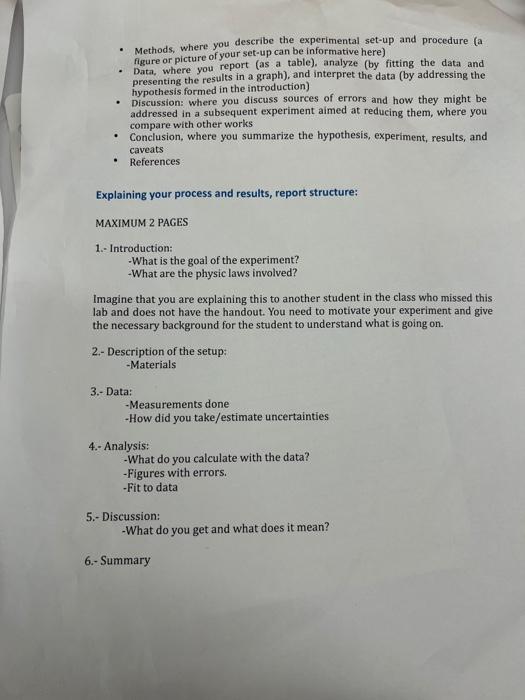 Solved i need help to finish this lab reportplease help me | Chegg.com