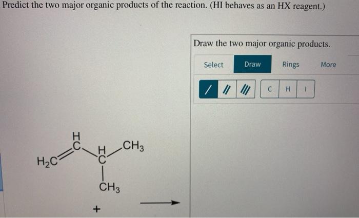 solved-predict-the-two-major-organic-products-of-the-chegg