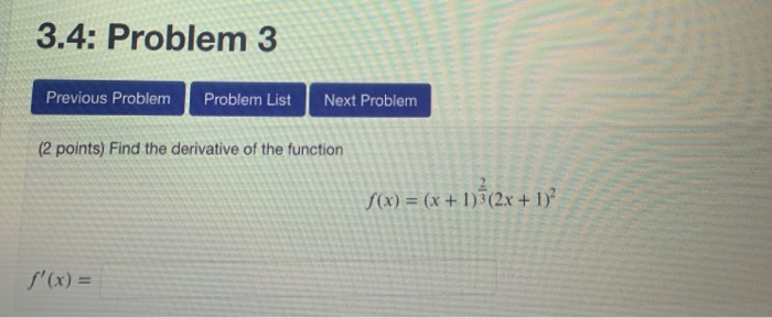 Solved 3.10: Problem 1 Previous Problem Problem List Next | Chegg.com