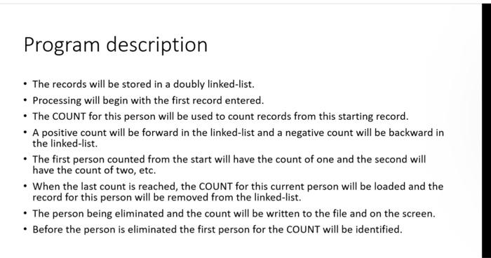 Solved Program description - Write a structured FORTRAN | Chegg.com
