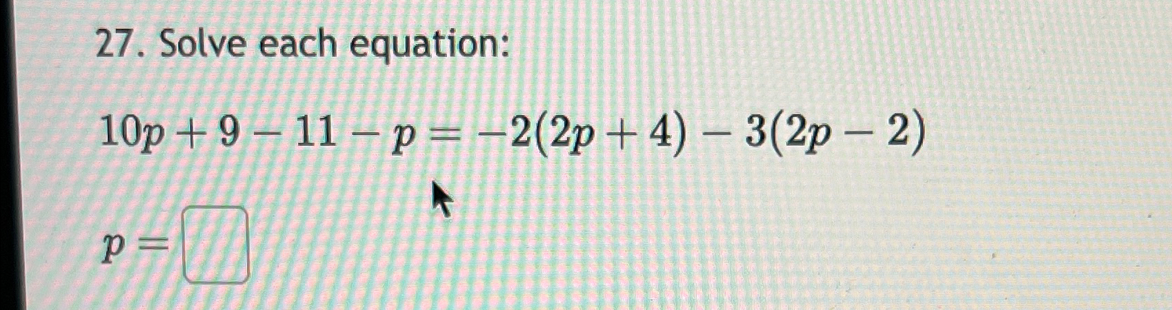 5p 4 3 2p )= 2 p 10
