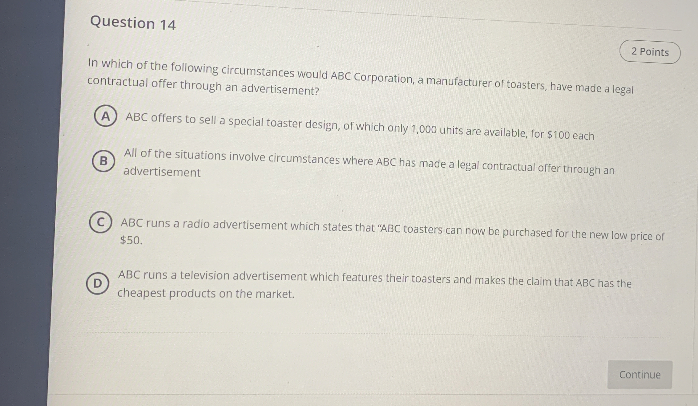 Solved Question 142 ﻿PointsIn which of the following