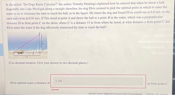 Solved In the article 