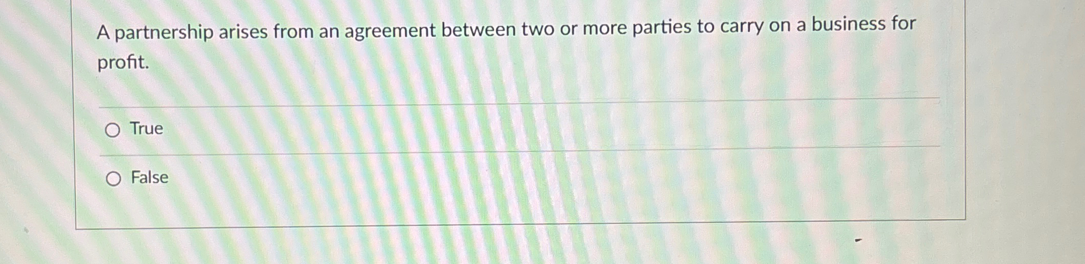 Solved A partnership arises from an agreement between two or | Chegg.com
