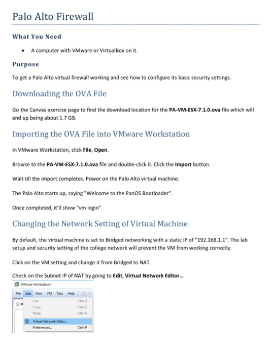 palo alto firewall image file download for vmware