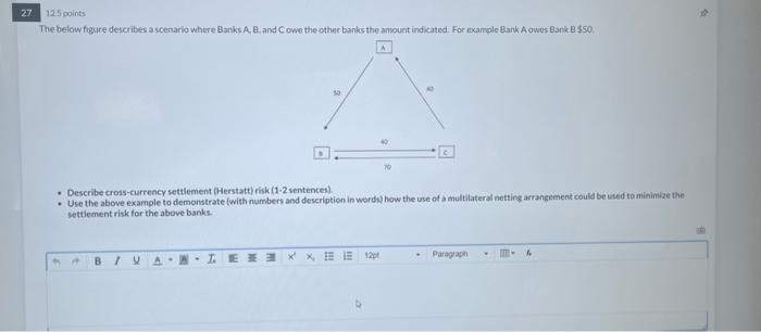 Solved 12.5 points The below figure describes a scenario | Chegg.com