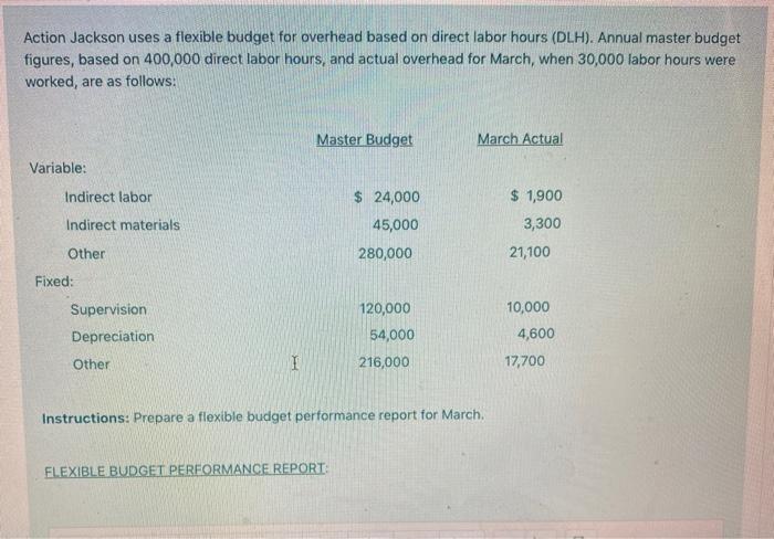 action jackson budget