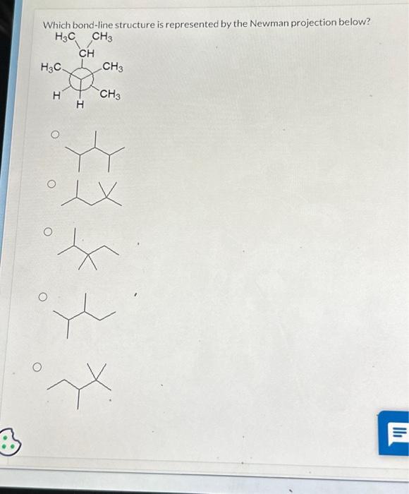 Solved Which bondline structure is represented by the