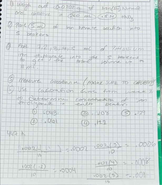 Solved 5. Construct your ICE tables using the data and