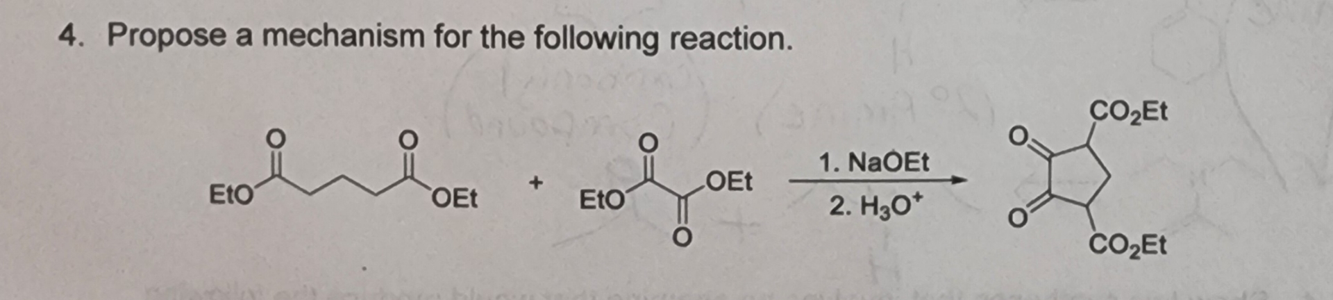 Solved Propose a mechanism for the following reaction.( | Chegg.com