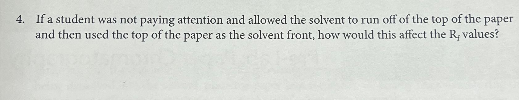 Solved If a student was not paying attention and allowed the | Chegg.com