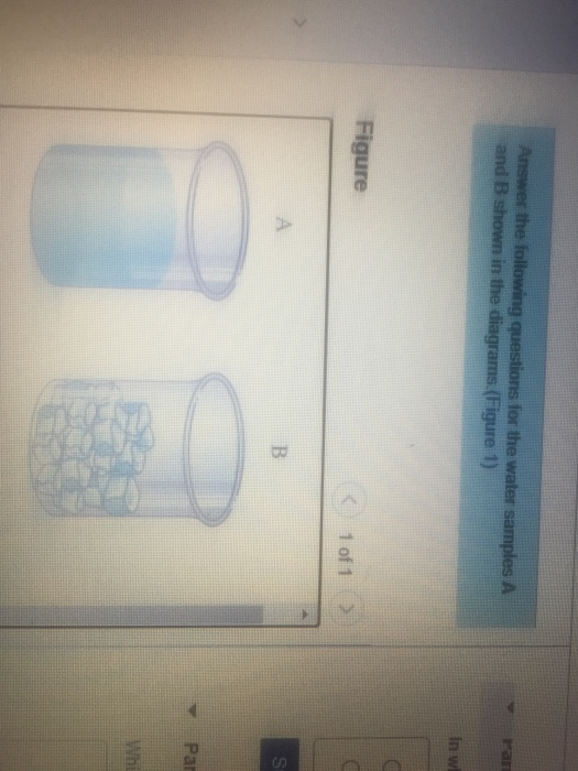 Solved Answer the following questions for the water samples | Chegg.com