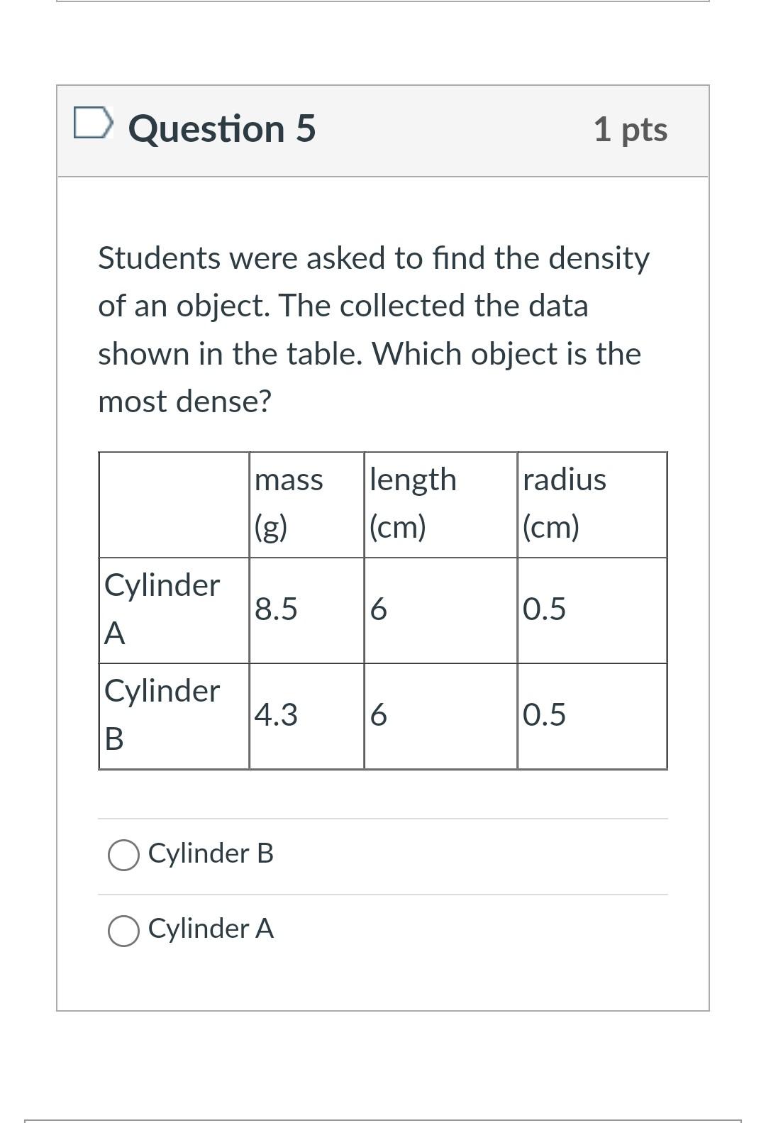 Solved Question 1 1 pts Which of the following is a true | Chegg.com
