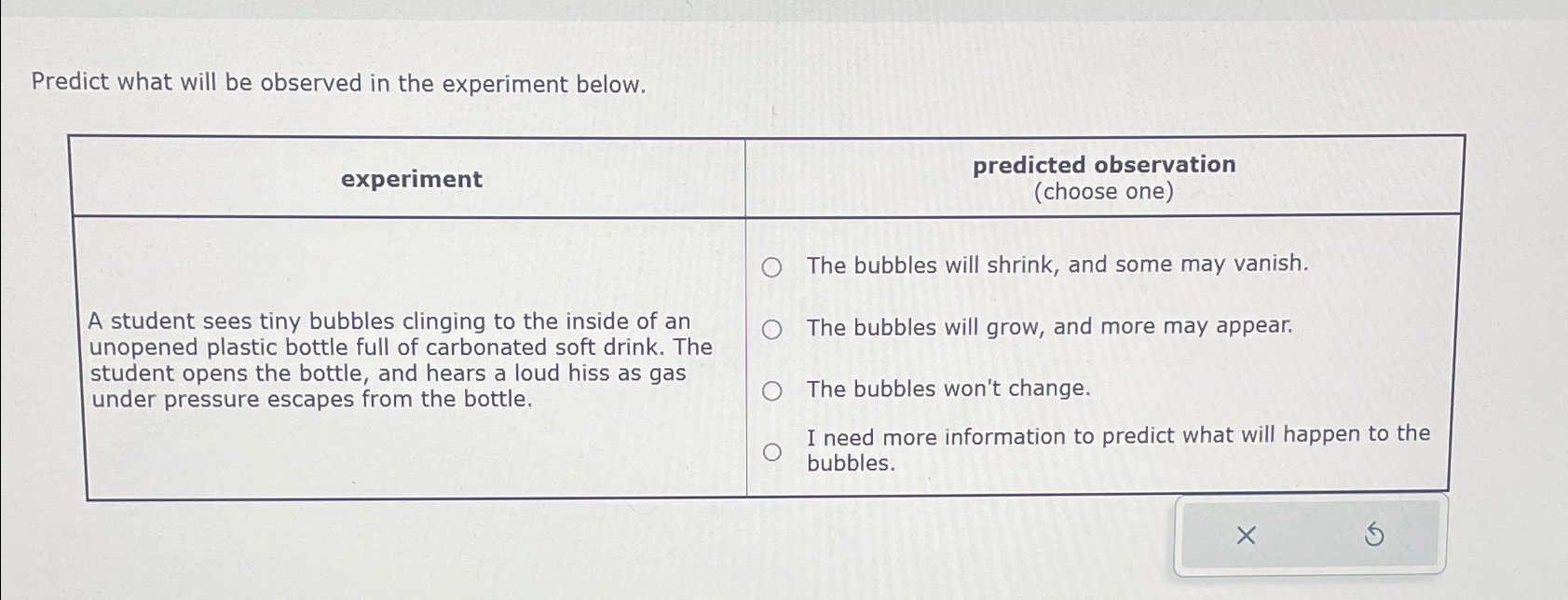 Solved Predict what will be observed in the experiment | Chegg.com
