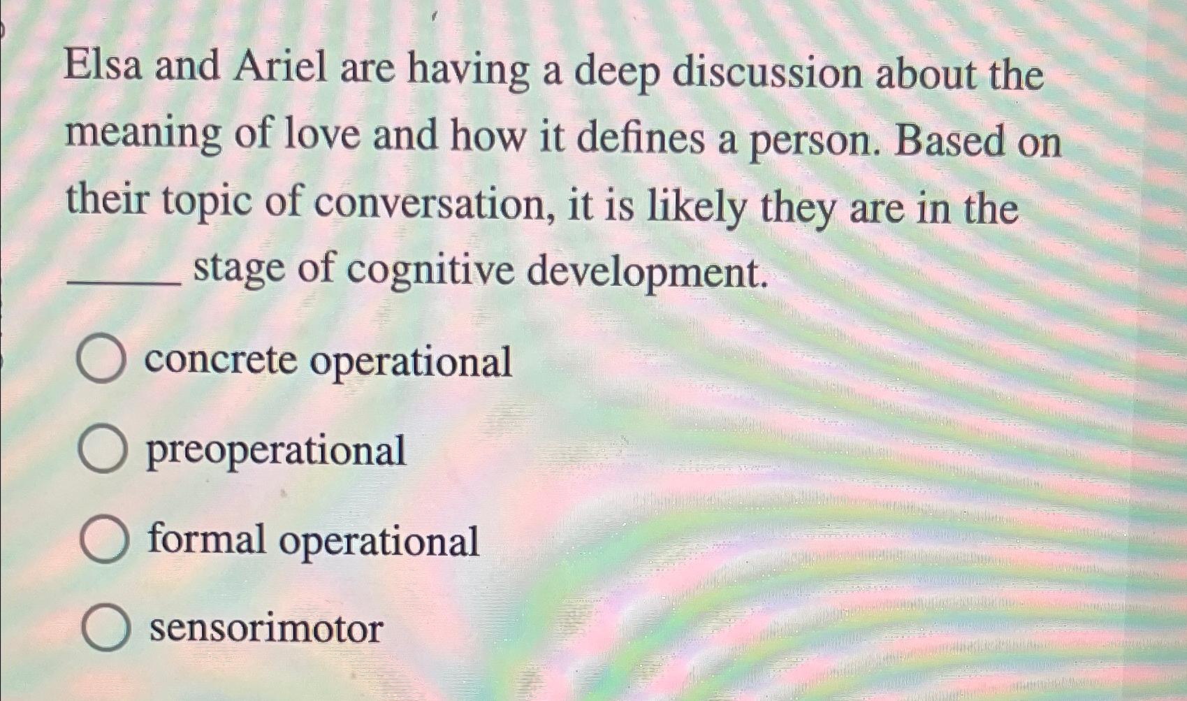 Formal conversation outlet meaning