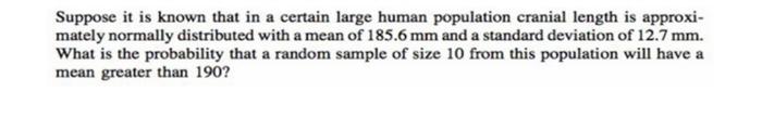 Solved Suppose it is known that in a certain large human | Chegg.com