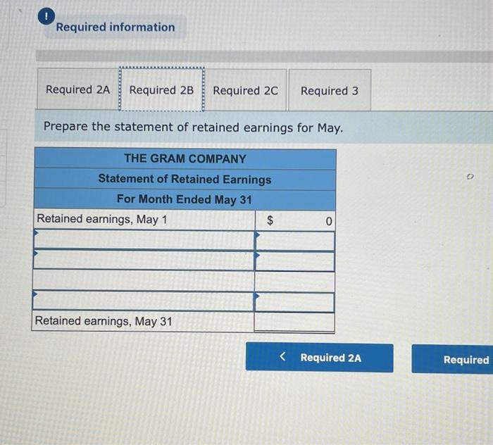 Solved Gabi Gram started The Gram Company, a new business