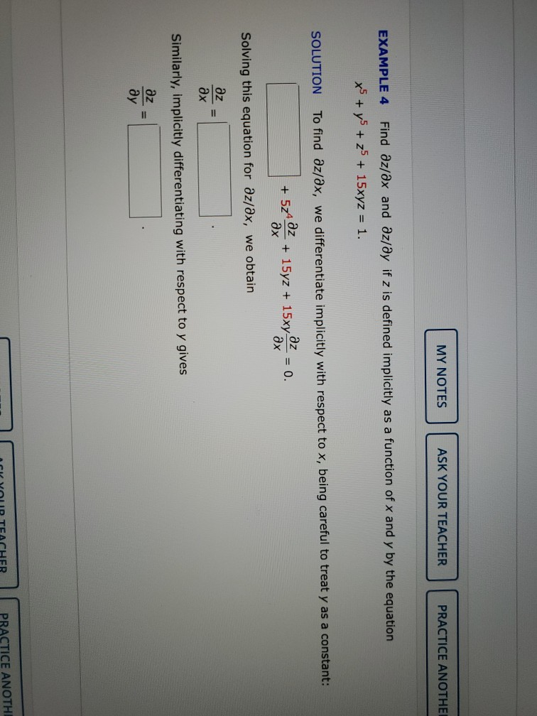 Azx Examples Solved MY NOTES ASK YOUR TEACHER PRACTICE ANOTHE EXAMPLE 4 | Chegg.com