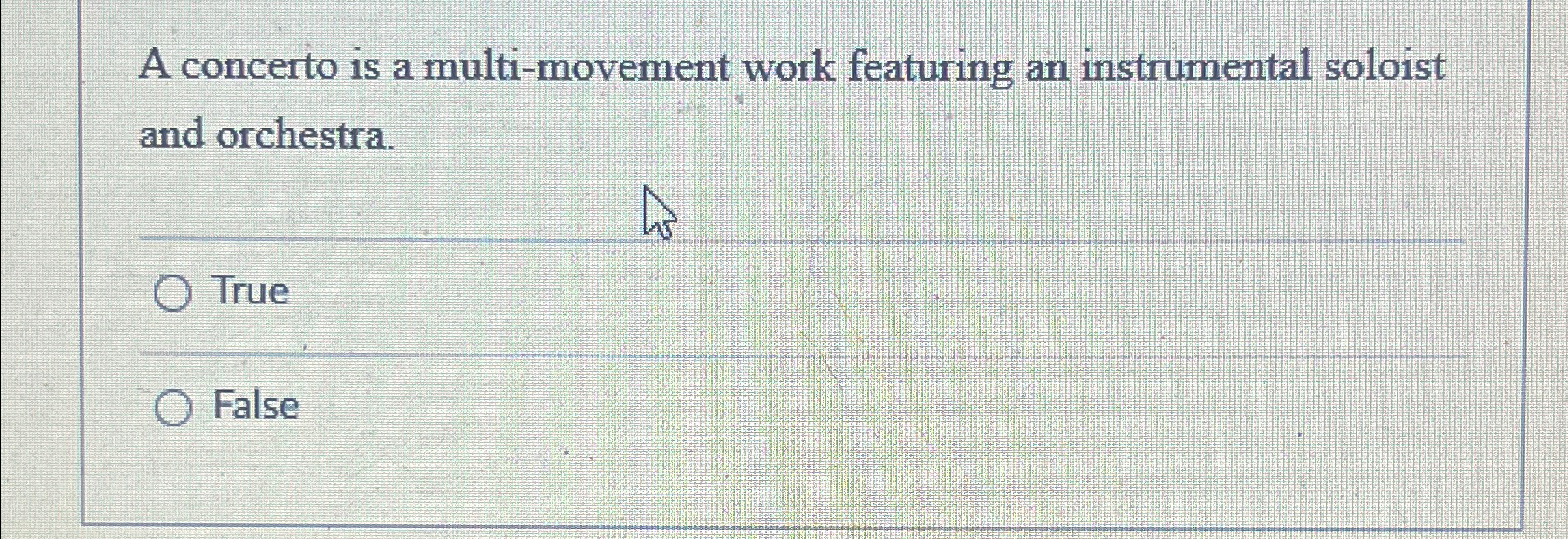 Solved A concerto is a multimovement work featuring an