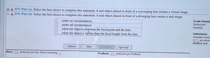 Solved A 335 Part (a) Select the best choice to complete | Chegg.com