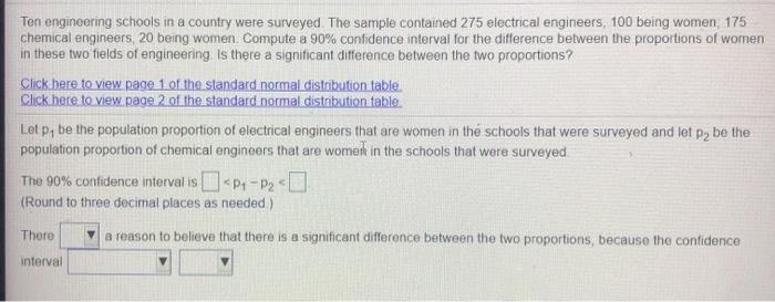 Solved women Ten engineering schools in a country were | Chegg.com