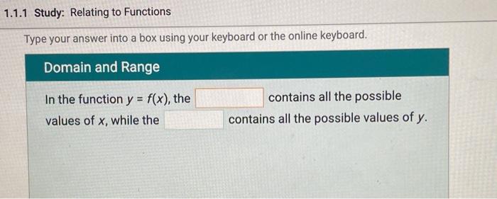 is domain all possible x values