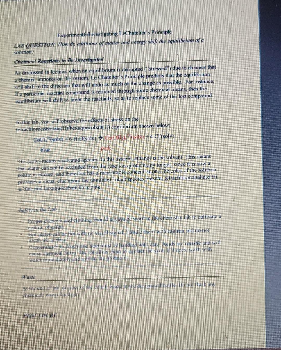 Solved What are the answers for the lab report and post | Chegg.com