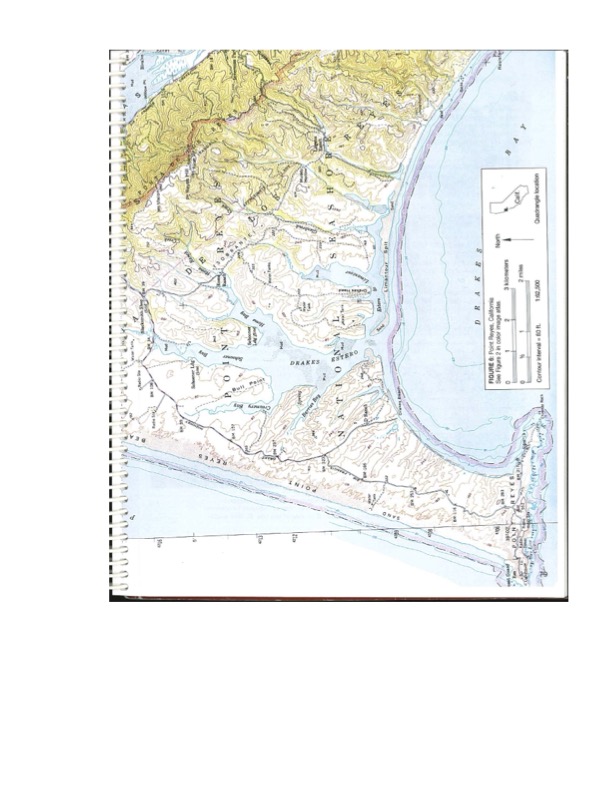 Point Reyes Fault Line Solved Refer to the Point Reyes, California, | Chegg.com