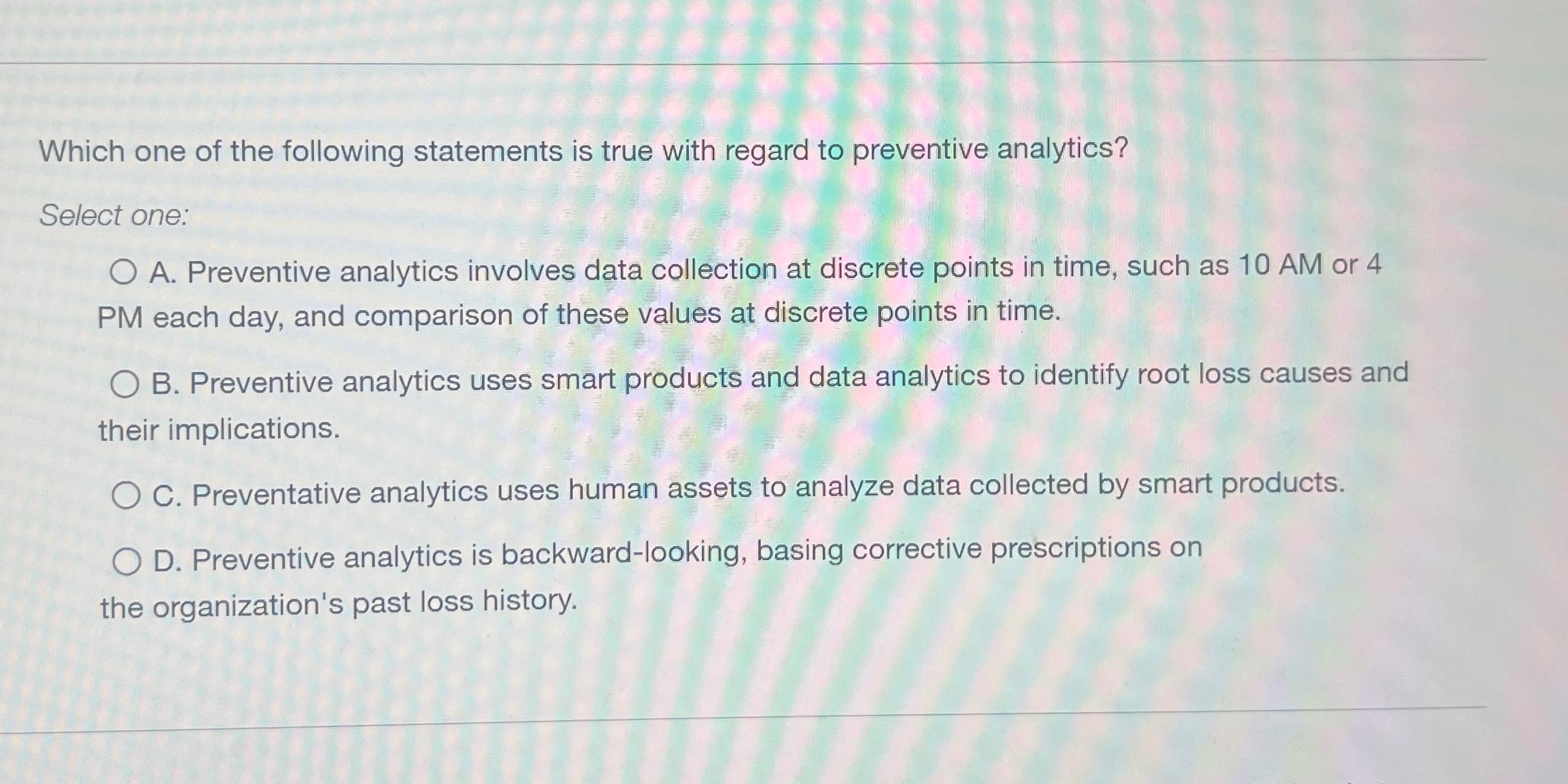 Solved Which one of the following statements is true with | Chegg.com
