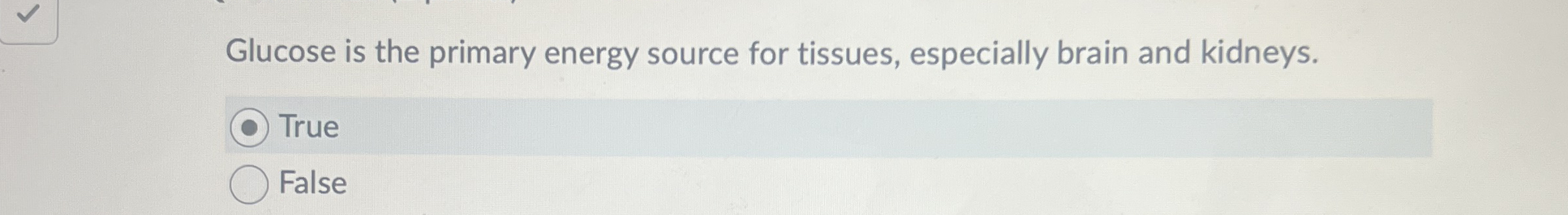 Solved Glucose Is The Primary Energy Source For Tissues Chegg Com