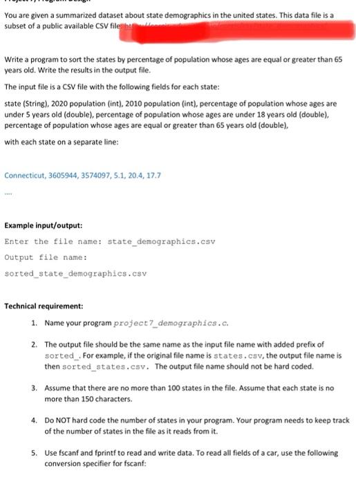 Solved You Are Given A Summarized Dataset About State Chegg Com