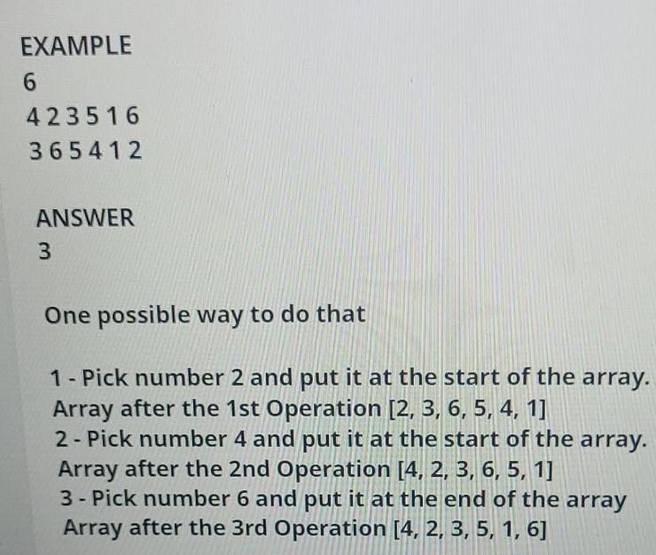 Solved You Are Given Two Arrays Of Size N. Each Array | Chegg.com