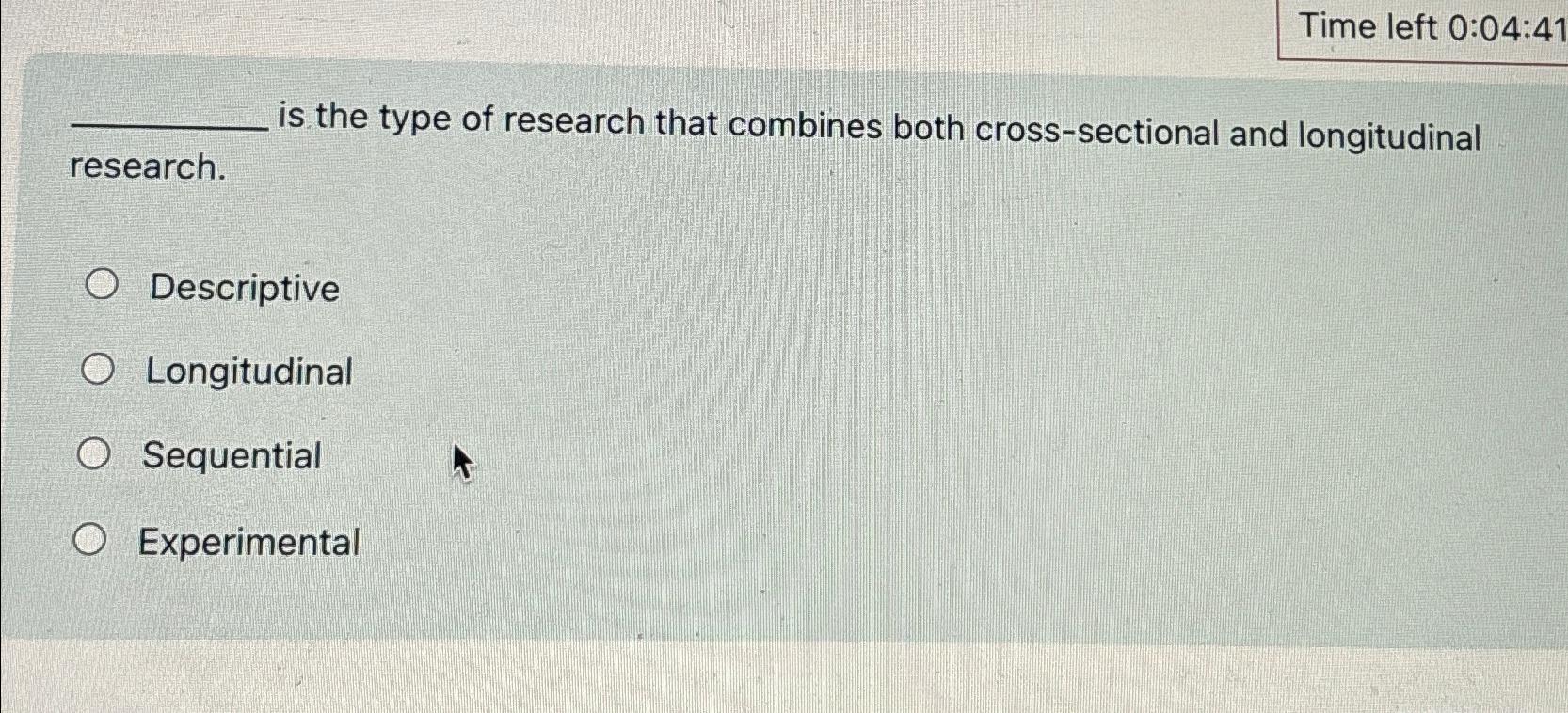 Solved is the type of research that combines both | Chegg.com