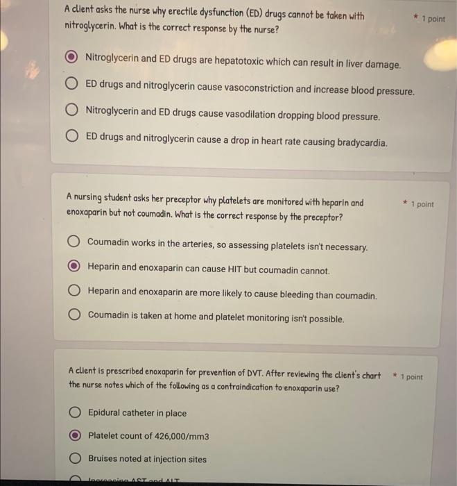 Solved A client asks the nurse why erectile dysfunction ED