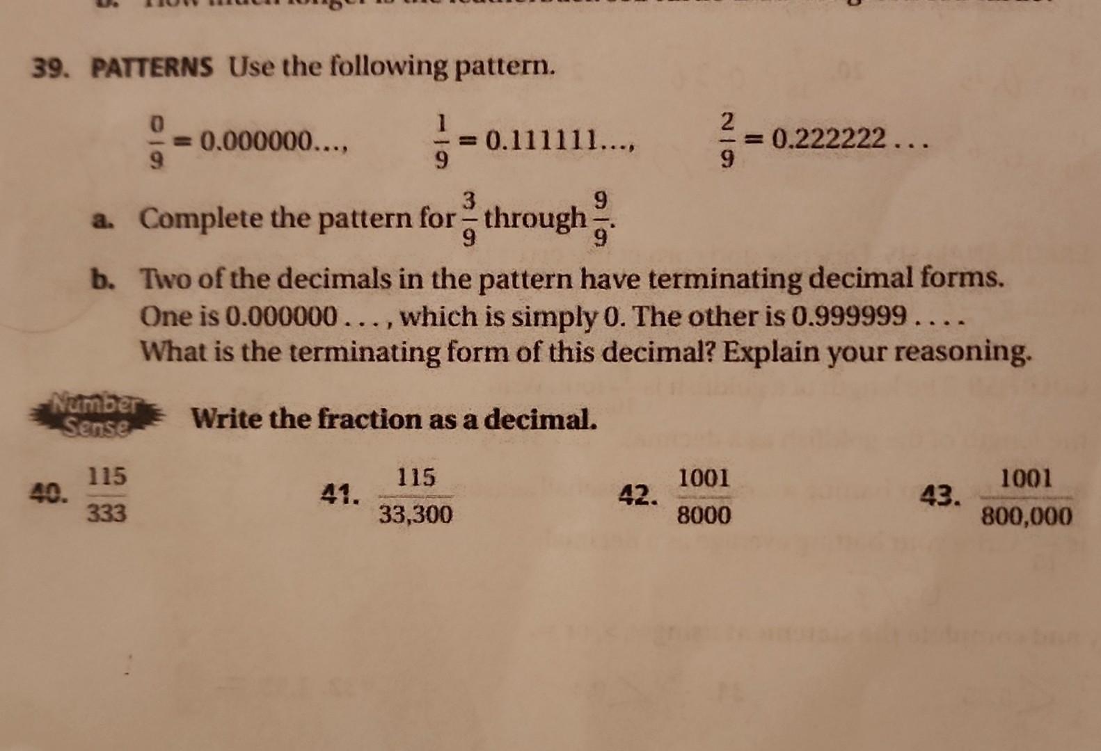 Solved 39 Patterns Use The Following Pattern Chegg Solved 39 Patterns Use The Following Pattern Chegg
