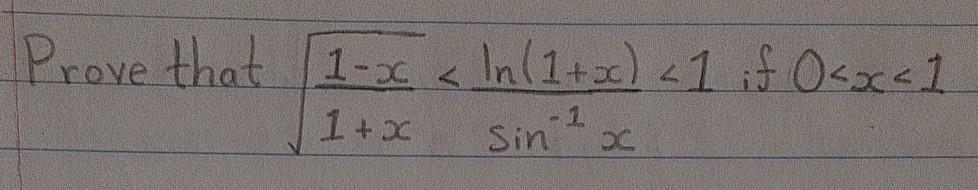 Solved Prove that (1-x