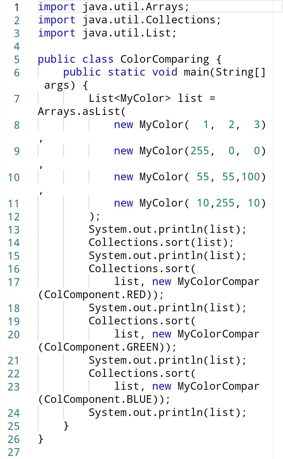 Solved Note: If you don't know collections yet, you can use | Chegg.com image.