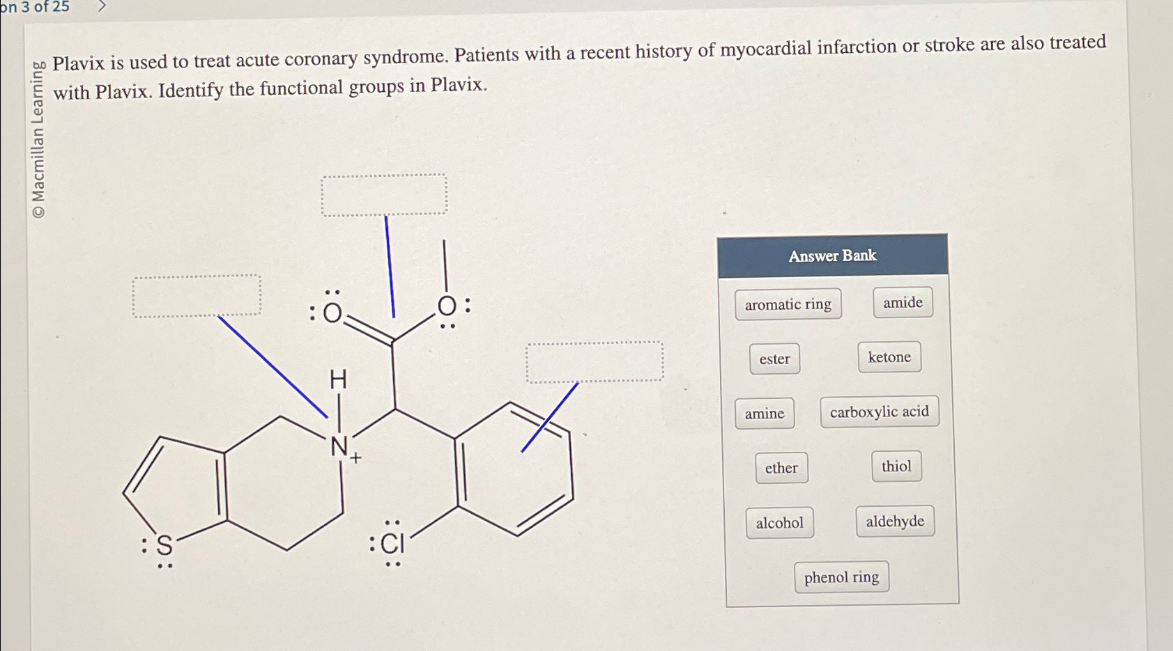 Solved ao Plavix is used to treat acute coronary syndrome. | Chegg.com
